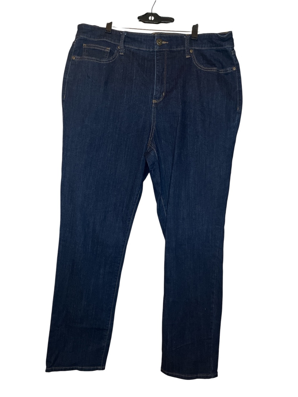 St. John's Bay Dark Blue Straight Leg Women's Jeans